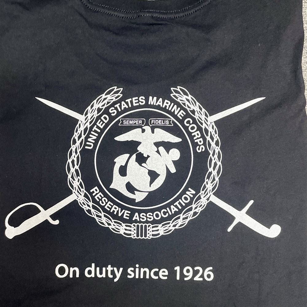 USMCRA Black Cotton T-Shirt