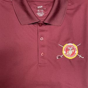 USMCRA Burgundy Polo Shirt