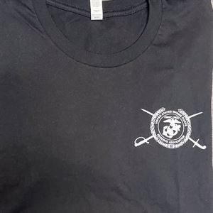 USMCRA Black Cotton T-Shirt