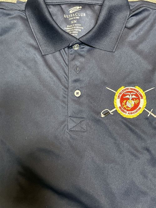 USMCRA Blue Polo Shirt