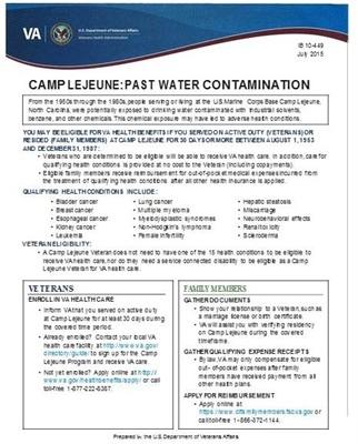Camp Lejeune Toxic Exposure Victims