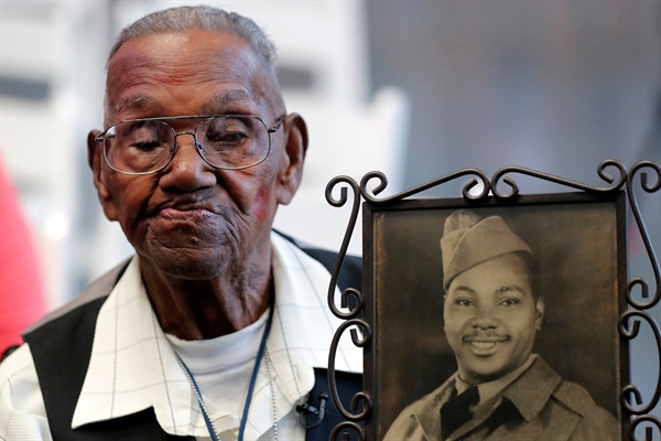 Oldest Living WWII Veteran Celebrates His 112th Birthday with Drive-By Party in New Orleans
